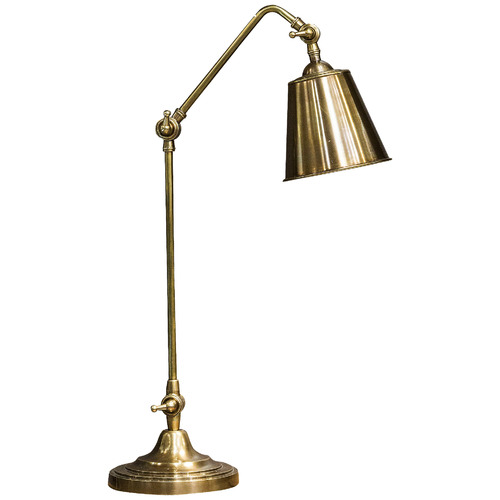 Brass adjustable online desk lamp